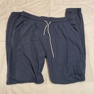 Soft, blue sweatpants